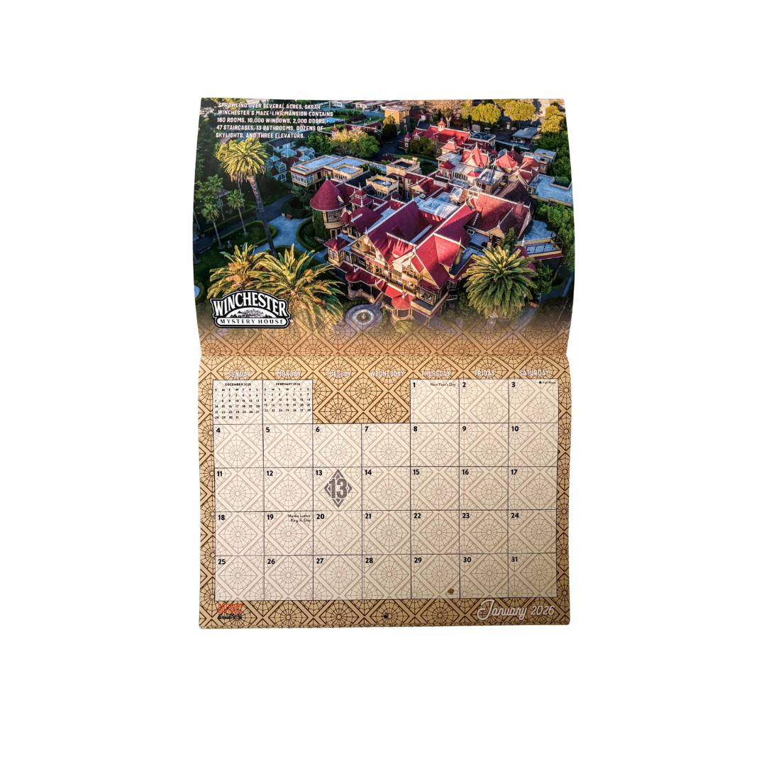 Winchester Mystery House 2026 Wall Calendar