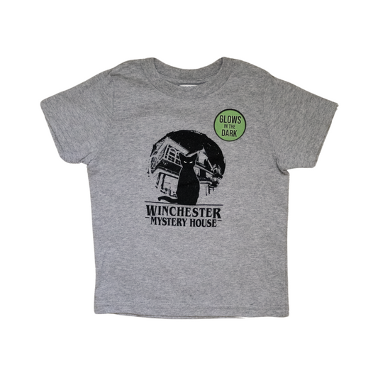 Winchester Mystery House Black Cat Tee - Toddler (Glow-in-the-Dark Eyes)
