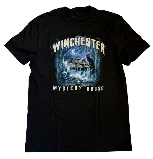 Winchester Mystery House Moonlight Graphic T-Shirt
