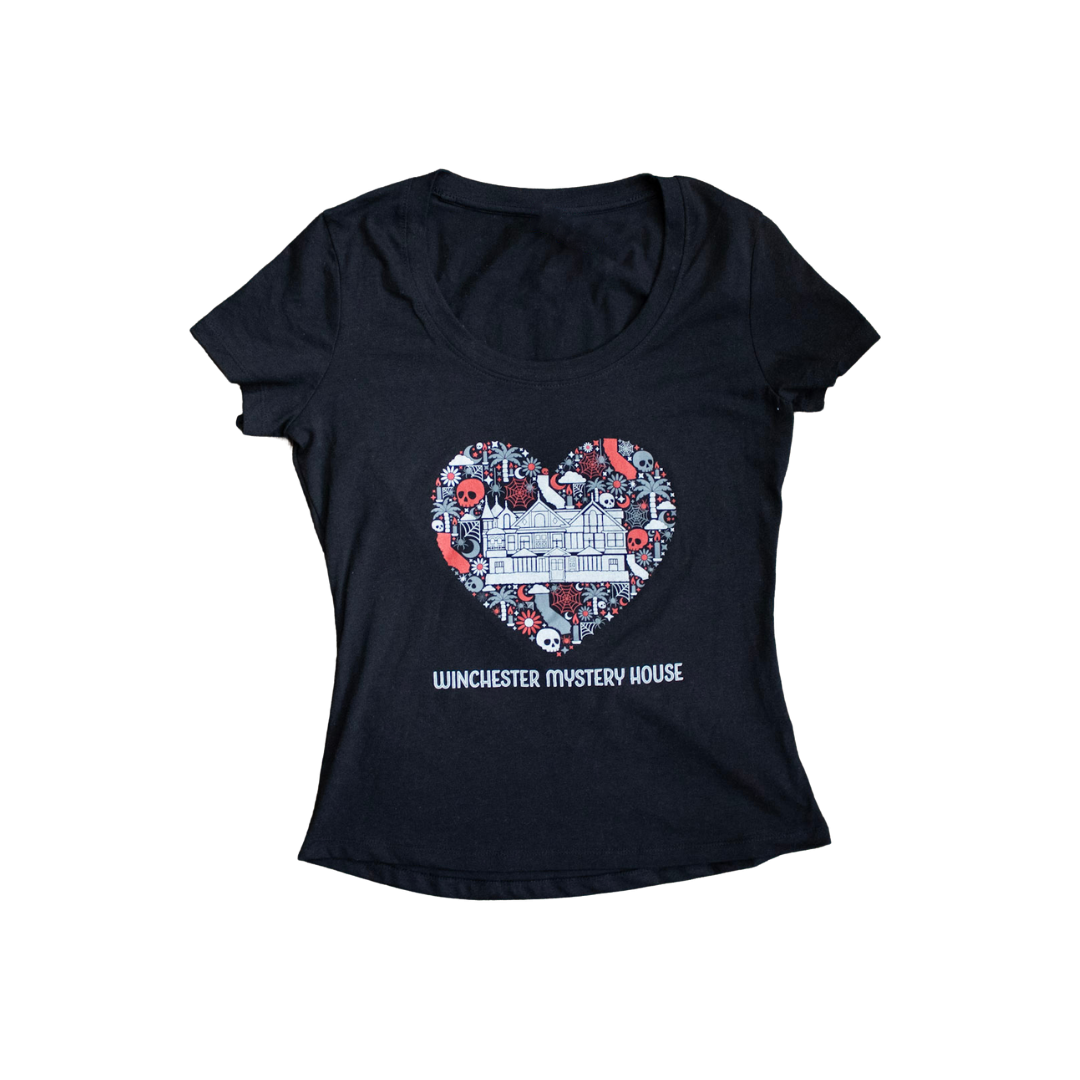 Winchester Mystery House Heart Tee