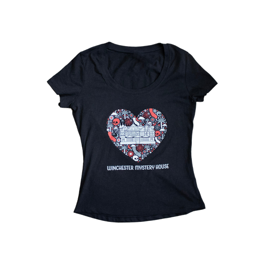 Winchester Mystery House Heart Tee
