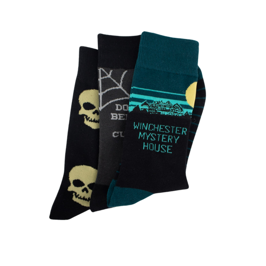 Winchester Mystery House Socks (Unisex Sizing, Multiple Designs Available)