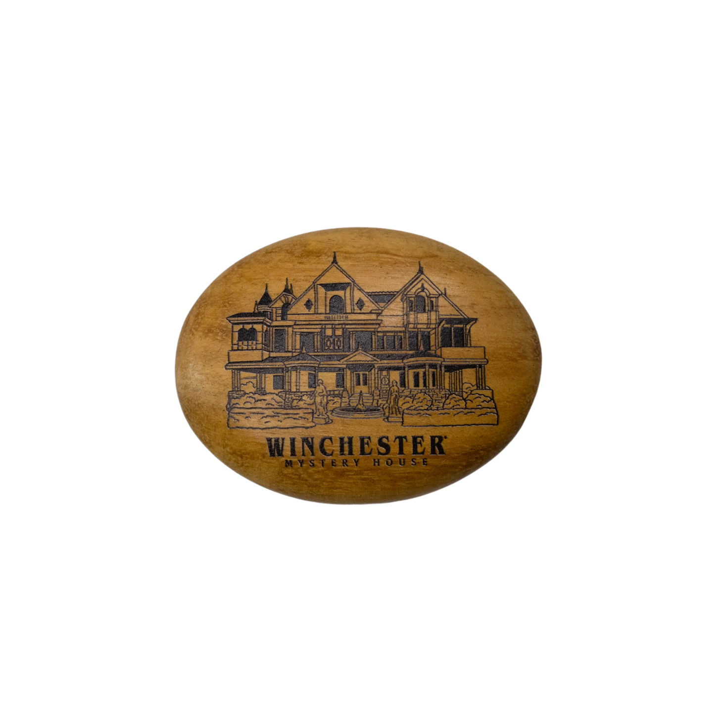 Winchester Mystery House Wood Magnet
