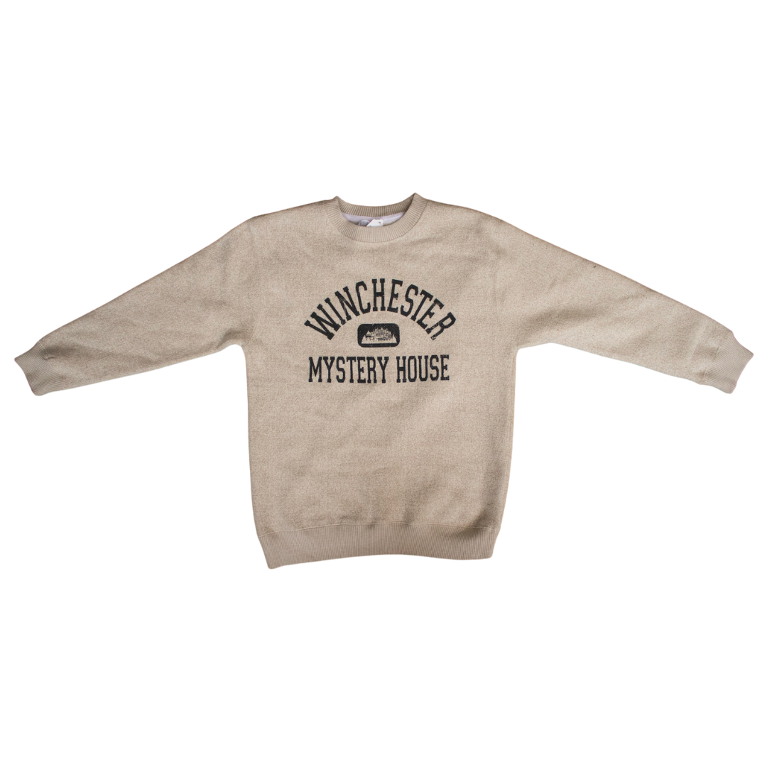 Winchester Mystery House Textured Crewneck - Cream