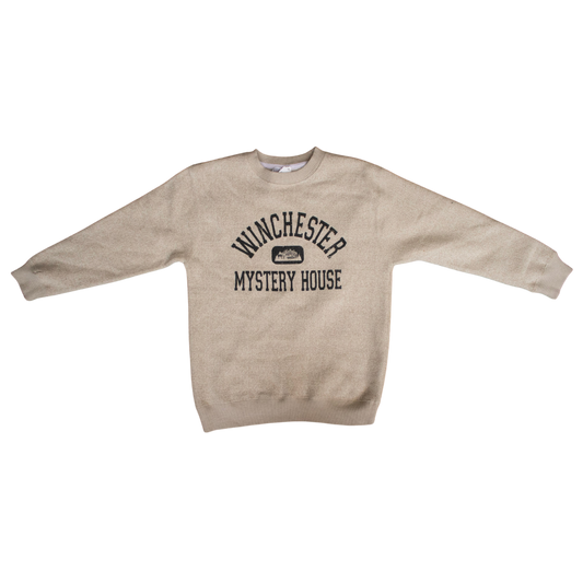 Winchester Mystery House Textured Crewneck - Cream
