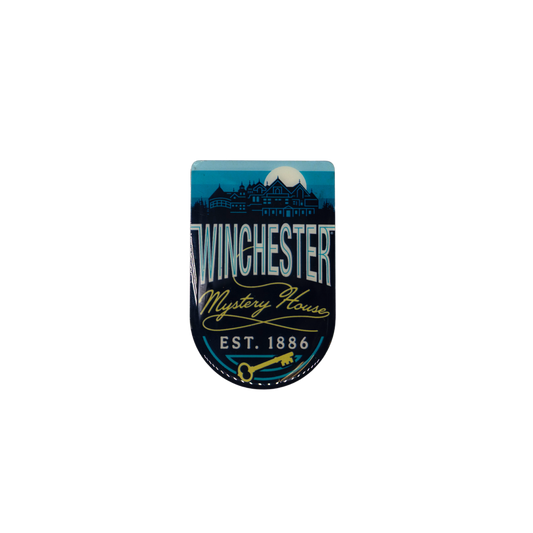 Winchester Mystery House Retro Magnet
