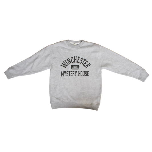 Winchester Mystery House Textured Crewneck - Grey