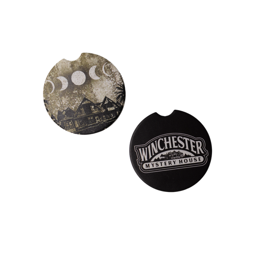 Stoneware Car Coasters 2 Pack - Winchester Mystery House