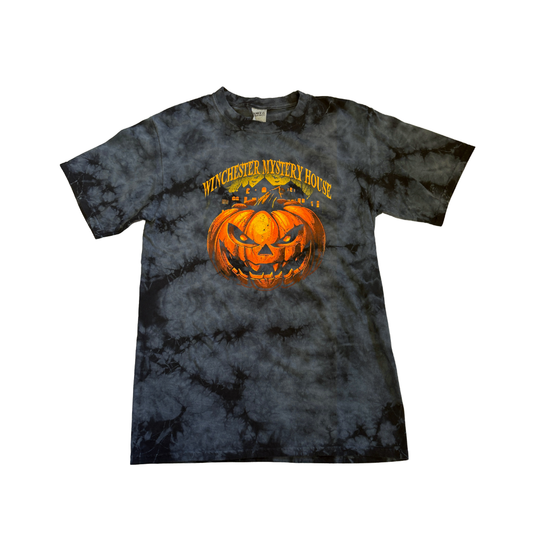 Winchester Mystery House Pumpkin Tie-Dye T-Shirt
