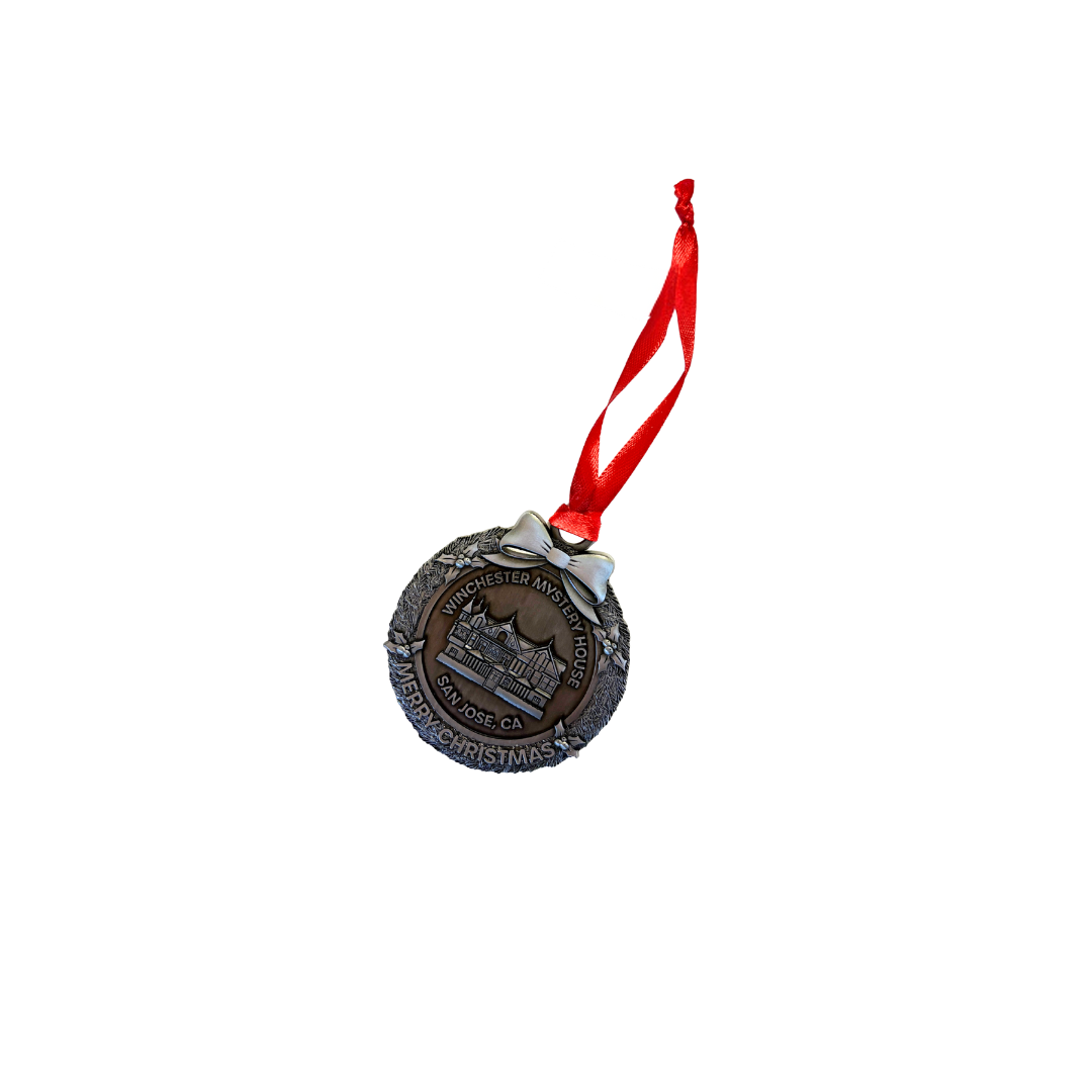 Winchester Mystery House Merry Christmas Ornament