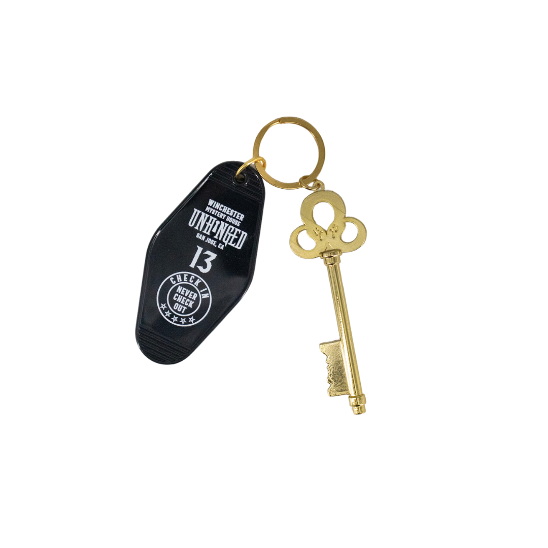 Unhinged: Hotel Keychain – WINCHESTER MYSTERY HOUSE Unhinged: Hotel Keychain – WINCHESTER MYSTERY HOUSE