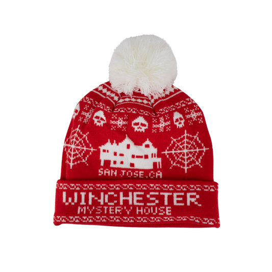 Winchester Mystery House Ugly Sweater Style Beanie