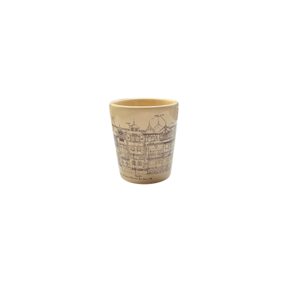 Winchester Mystery House Architectural Sketch Shot Glass