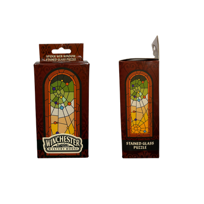 Spider Web Stained Glass Window Puzzle