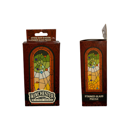 Spider Web Stained Glass Window Puzzle