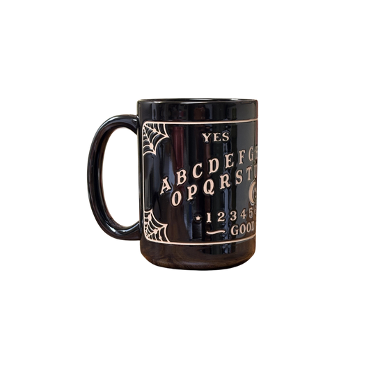 Black Ouija Board Mug
