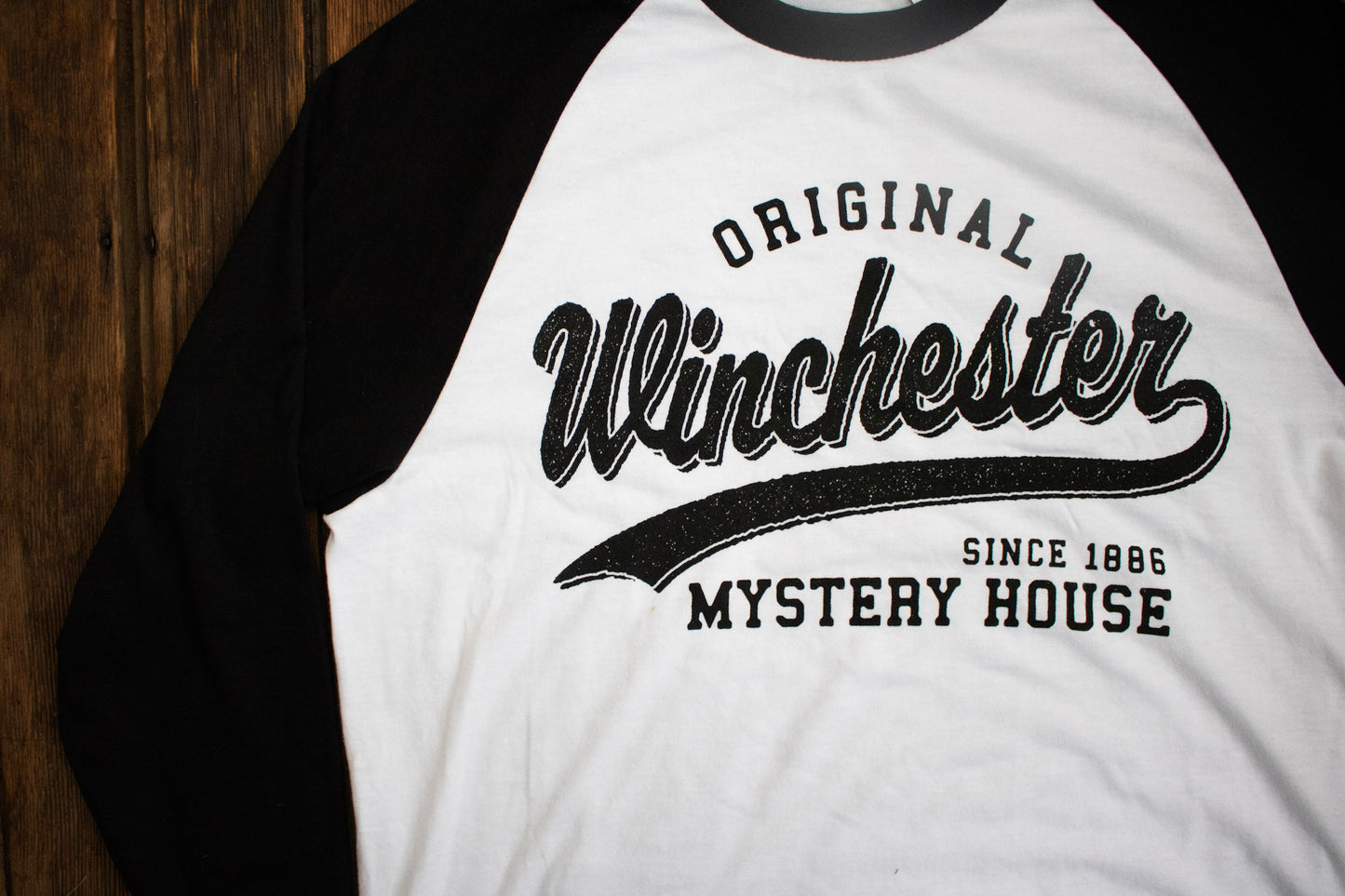 Winchester Mystery House Baseball Tee