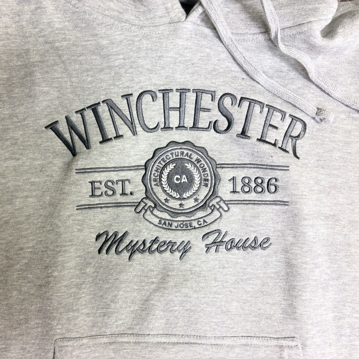 Winchester Mystery House Gray Est. 1886 Hoodie
