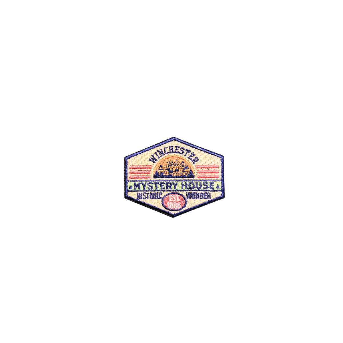 Winchester Mystery House Iron-On Patches (Multiple Design Options)