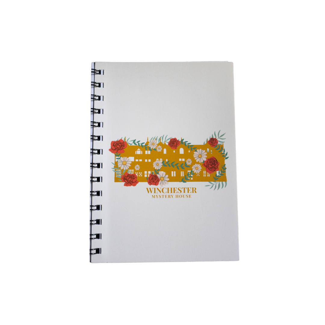 Winchester Mystery House Floral Notebook