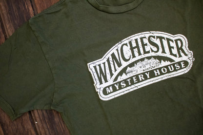 Winchester Mystery House Vintage Logo Tee - Olive