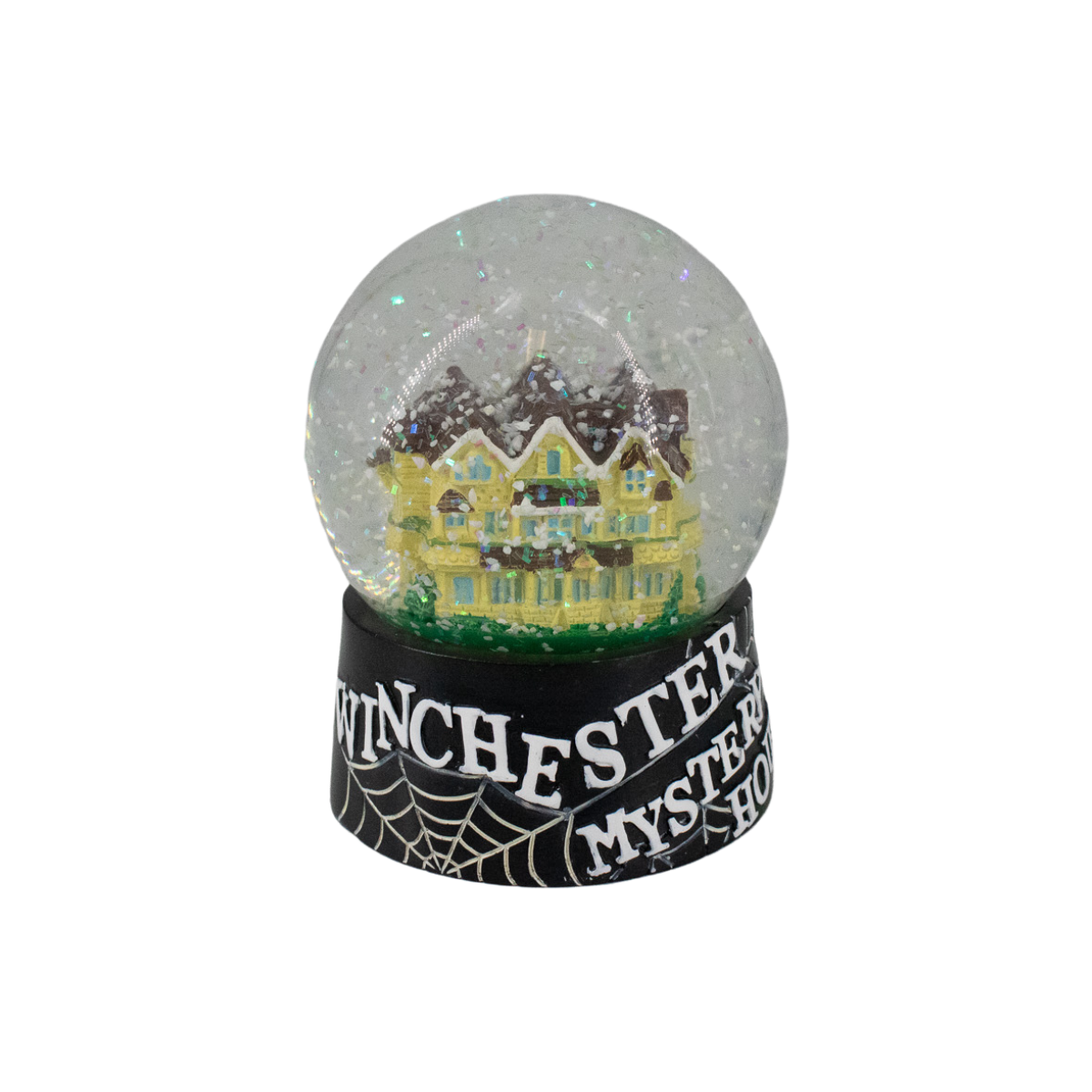 Winchester Mystery House Floral Spiderweb Snow Globe