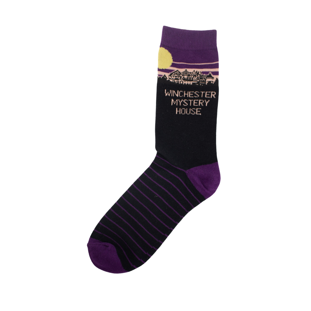 Winchester Mystery House Socks (Woman Sizing, Multiple Designs Available)