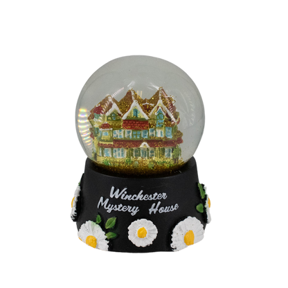 Winchester Mystery House Floral Snow Globe