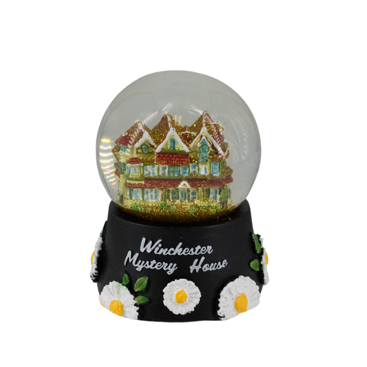 Winchester Mystery House Floral Snow Globe