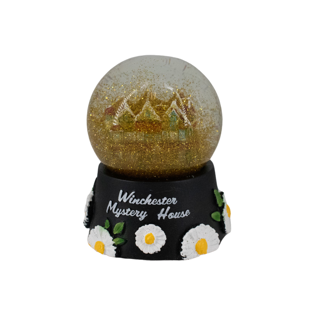 Winchester Mystery House Floral Snow Globe