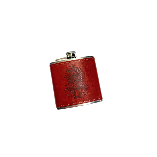 Winchester Mystery House Leather Flask