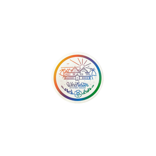 Winchester Mystery House Rainbow Sticker
