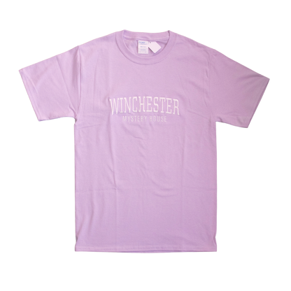 Winchester Mystery House Embroidered Tee - Lilac