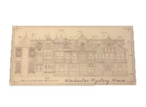 Winchester Mystery House Architectural Magnet